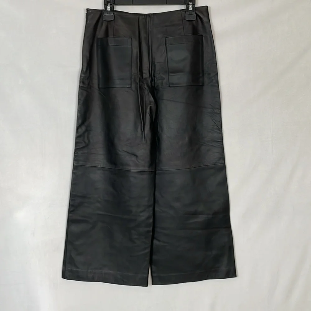 Adam Lippes culottes cropped pants Approximately Size 8 10 Black - Picture 5 of 14